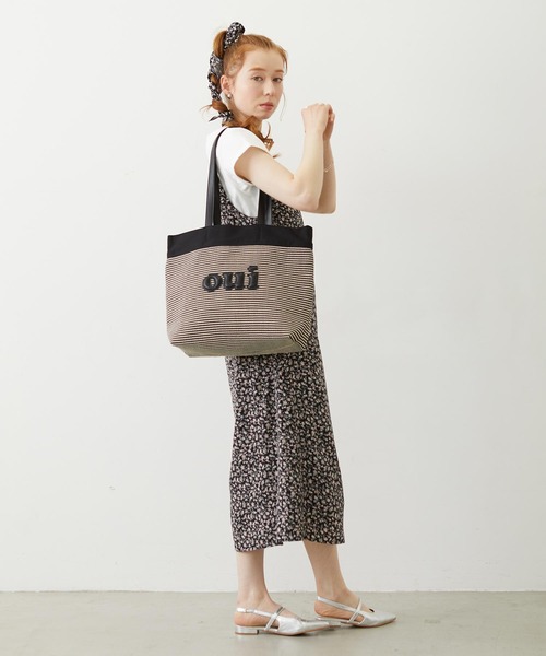 MILKFED.(ミルクフェド)の「OUI BASKET BAG(トートバッグ・レディース・ベージュ/ブラウン/ブラック・ONE SIZE)」の14枚目の写真
