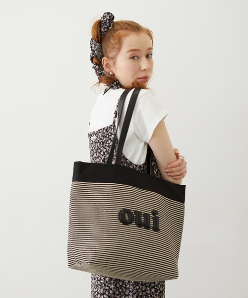 MILKFED.(ミルクフェド)の「OUI BASKET BAG(トートバッグ・レディース・ベージュ/ブラウン/ブラック・ONE SIZE)」の12枚目の写真