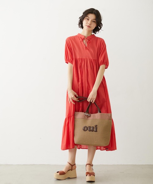 MILKFED.(ミルクフェド)の「OUI BASKET BAG(トートバッグ・レディース・ベージュ/ブラウン/ブラック・ONE SIZE)」の18枚目の写真