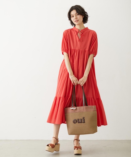 MILKFED.(ミルクフェド)の「OUI BASKET BAG(トートバッグ・レディース・ベージュ/ブラウン/ブラック・ONE SIZE)」の20枚目の写真