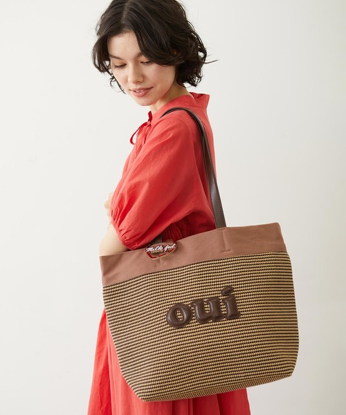 MILKFED.(ミルクフェド)の「OUI BASKET BAG(トートバッグ・レディース・ベージュ/ブラウン/ブラック・ONE SIZE)」の17枚目の写真