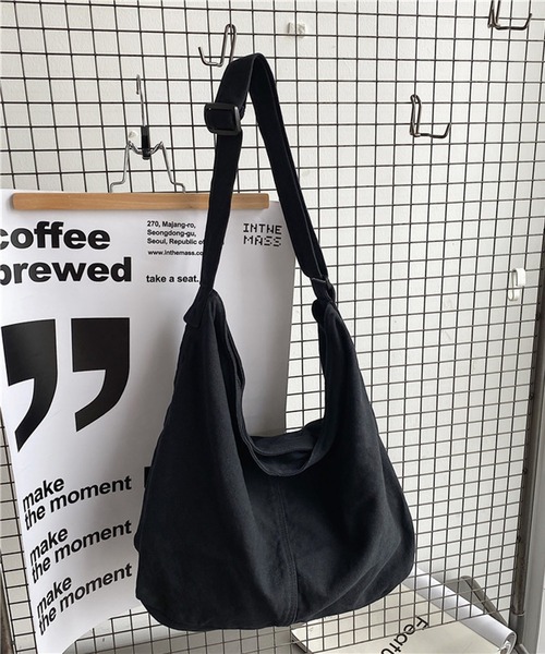 Lilamusant（リラミュゾン）の「【Lilamusant(リラミュゾン)】ニュースペーパーバッグ コットン キャンバス ヴィンテージ ショルダー（ショルダーバッグ・レディース・グリーン/ナチュラル/ブラック/レッド/イエロー系その他/グリーン系その他/カモフラージュ/ブルー/インディゴブルー/グレー・FREE）」の11枚目の写真