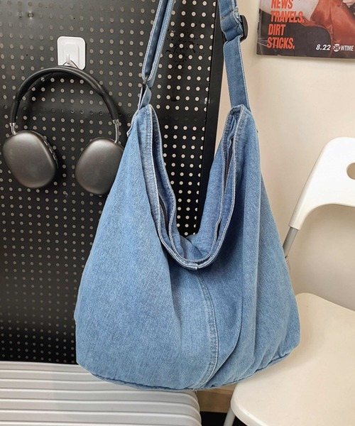 Lilamusant（リラミュゾン）の「【Lilamusant(リラミュゾン)】ニュースペーパーバッグ コットン キャンバス ヴィンテージ ショルダー（ショルダーバッグ・レディース・グリーン/ナチュラル/ブラック/レッド/イエロー系その他/グリーン系その他/カモフラージュ/ブルー/インディゴブルー/グレー・FREE）」の20枚目の写真