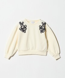 green label relaxing（グリーンレーベルリラクシング）の「裏毛 コードシシュウ プルオーバー / スウェット / トレーナー / キッズ  100cm-130cm（スウェット）」