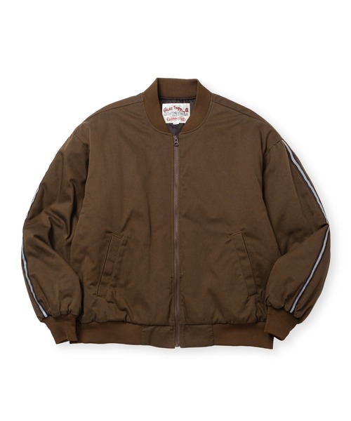CALEE(キャリー)の「CHINO CLOTH REFLECTOR WIDE RIB JACKET(ブルゾン・メンズ・ブラウン・LARGE/X-LARGE)」の1枚目の写真