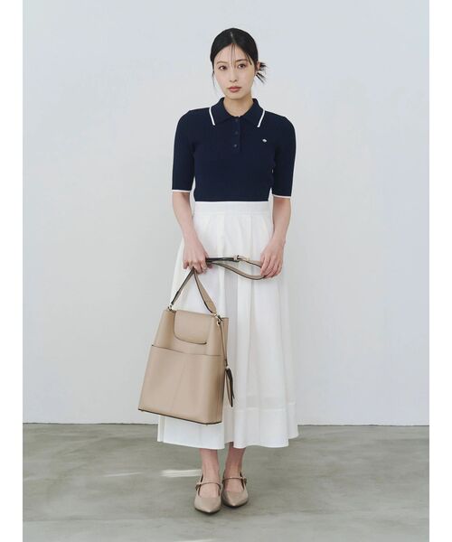 POLO BCS（ポロ ビーシーエス）の「【POLO BCS】ポロドッキングワンピース（ワンピース・レディース・その他1/ネイビー/オフホワイト・MEDIUM）」の16枚目の写真