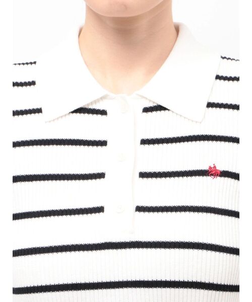 POLO BCS（ポロ ビーシーエス）の「【POLO BCS】ポロドッキングワンピース（ワンピース・レディース・その他1/ネイビー/オフホワイト・MEDIUM）」の21枚目の写真