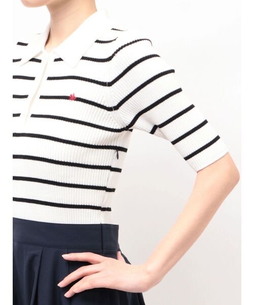 POLO BCS（ポロ ビーシーエス）の「【POLO BCS】ポロドッキングワンピース（ワンピース・レディース・その他1/ネイビー/オフホワイト・MEDIUM）」の22枚目の写真
