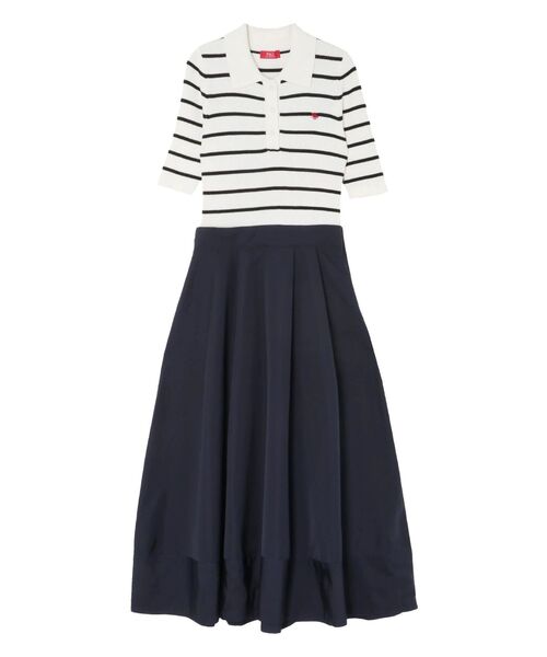 POLO BCS（ポロ ビーシーエス）の「【POLO BCS】ポロドッキングワンピース（ワンピース・レディース・その他1/ネイビー/オフホワイト・MEDIUM）」の8枚目の写真