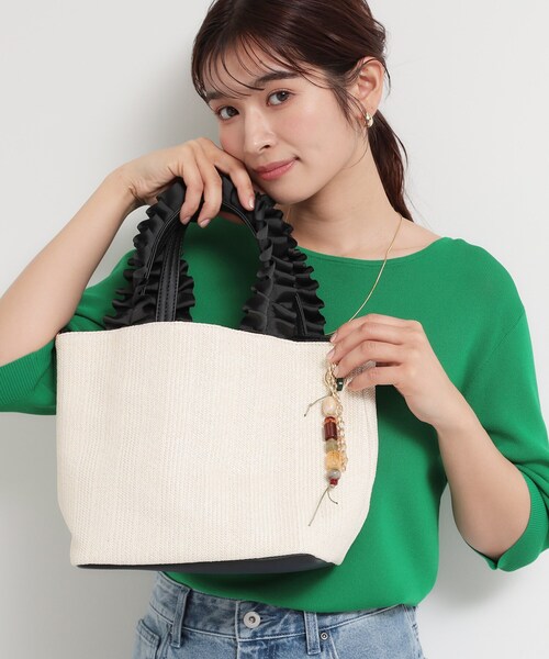THE SHOP TK (ザ ショップ ティーケー )の「カラフルストーンチャーム(キーケース/キーアクセサリー・レディース・グリーン/ブラック/ダークブラウン・00)」の5枚目の写真