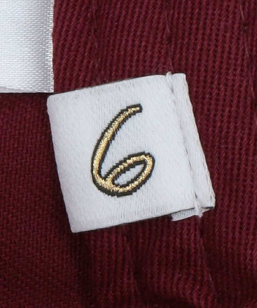 6（ロク）の「＜6(ROKU)＞Boutique キャップ（キャップ・レディース・ネイビー/ワイン・FREE）」の15枚目の写真