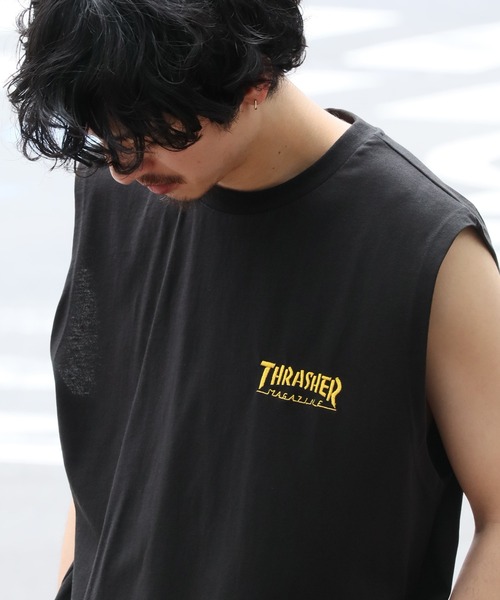 THRASHER(スラッシャー)の「【THRASHER/スラッシャー】アートワークデザイン ノースリーブカットソー(Tシャツ/カットソー・メンズ・ブラック/アッシュグレー/ホワイト・M/L/XL)」の4枚目の写真