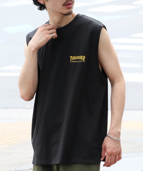 THRASHER(スラッシャー)の「【THRASHER/スラッシャー】アートワークデザイン ノースリーブカットソー(Tシャツ/カットソー・メンズ・ブラック/アッシュグレー/ホワイト・M/L/XL)」の5枚目の写真