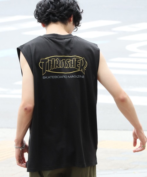 THRASHER(スラッシャー)の「【THRASHER/スラッシャー】アートワークデザイン ノースリーブカットソー(Tシャツ/カットソー・メンズ・ブラック/アッシュグレー/ホワイト・M/L/XL)」の6枚目の写真