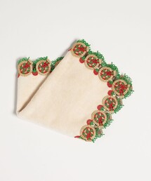 近沢レース店（チカザワレーステン）の「＜近沢レース店＞ピッツァ ハンカチ（ハンカチ/ハンドタオル）」