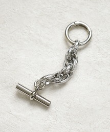 カラビナ」に該当するキーホルダー（シルバー/銀色系）ファッション