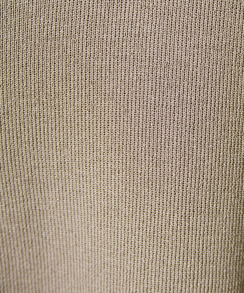 FREAK'S STORE(フリークスストア)の「限定展開 サマーニット 半袖 ポロシャツ(ニット/セーター・レディース・ネイビー/レッド/ブラウン/ピンク/グリーン/ベージュ/モカ/ナチュラル/ブラック・フリ-)」の14枚目の写真