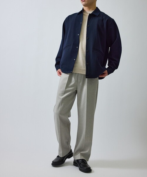 le cercle ADAM ET ROPE'(ルセルクルアダムエロペ)の「4WAYストレッチコーチジャケット(その他アウター・メンズ・ネイビー/ベージュ・LL/M/L)」の6枚目の写真