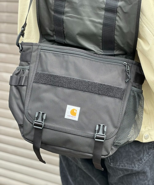 Carhartt(カーハート)の「【Carhartt WIP】PRESCOTT SHOULDER BAG(ショルダーバッグ・メンズ・ブラック・ONE SIZE)」の9枚目の写真