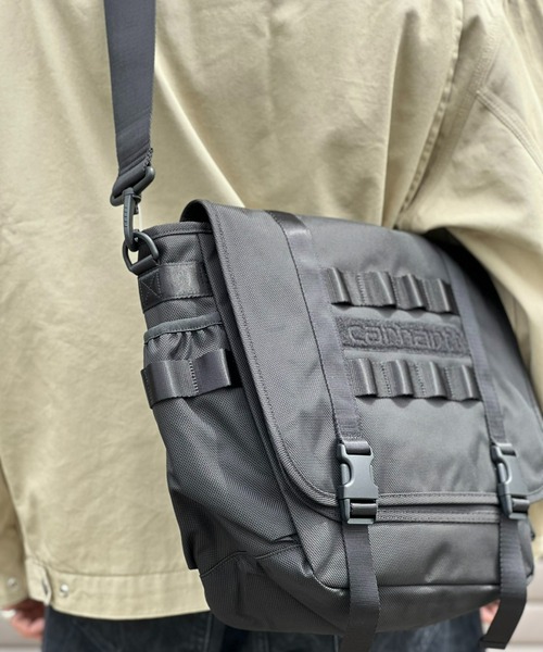 Carhartt(カーハート)の「【Carhartt WIP】PRESCOTT SHOULDER BAG(ショルダーバッグ・メンズ・ブラック・ONE SIZE)」の8枚目の写真