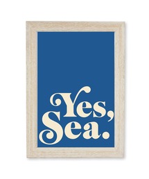GREENROOM | 【DANIELLA MANINI / ダニエラ・マニーニ】YES,SEA. フレームセット(ポスター/アート)