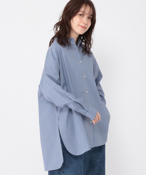 studio CLIP（スタディオクリップ）の「マルチWAYアソートオーバーシャツ（シャツ/ブラウス・レディース・その他1/ピンク/ライトグレー・FREE）」の11枚目の写真