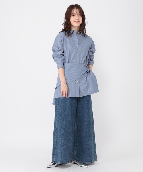 studio CLIP（スタディオクリップ）の「マルチWAYアソートオーバーシャツ（シャツ/ブラウス・レディース・その他1/ピンク/ライトグレー・FREE）」の12枚目の写真