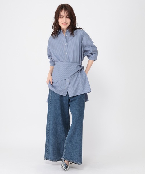 studio CLIP（スタディオクリップ）の「マルチWAYアソートオーバーシャツ（シャツ/ブラウス・レディース・その他1/ピンク/ライトグレー・FREE）」の13枚目の写真