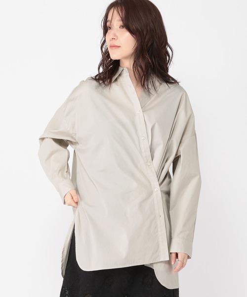 studio CLIP（スタディオクリップ）の「マルチWAYアソートオーバーシャツ（シャツ/ブラウス・レディース・その他1/ピンク/ライトグレー・FREE）」の16枚目の写真