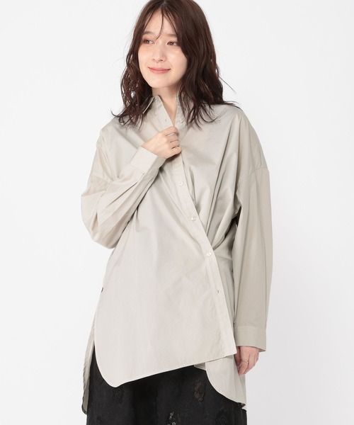 studio CLIP（スタディオクリップ）の「マルチWAYアソートオーバーシャツ（シャツ/ブラウス・レディース・その他1/ピンク/ライトグレー・FREE）」の18枚目の写真