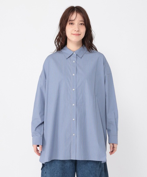 studio CLIP（スタディオクリップ）の「マルチWAYアソートオーバーシャツ（シャツ/ブラウス・レディース・その他1/ピンク/ライトグレー・FREE）」の4枚目の写真