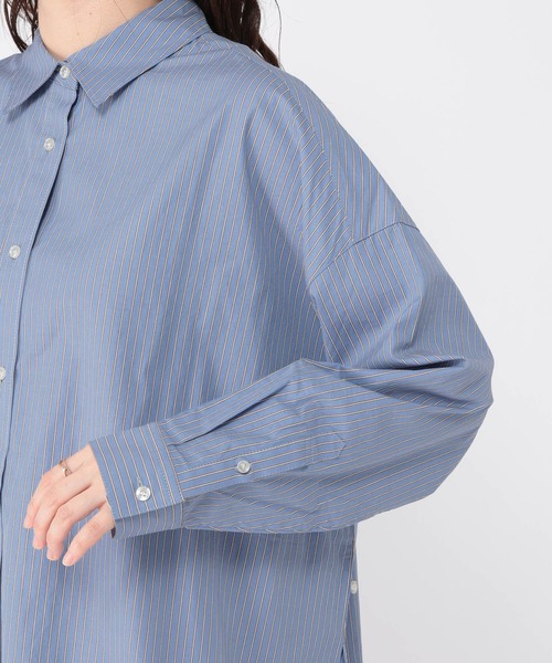 studio CLIP（スタディオクリップ）の「マルチWAYアソートオーバーシャツ（シャツ/ブラウス・レディース・その他1/ピンク/ライトグレー・FREE）」の8枚目の写真