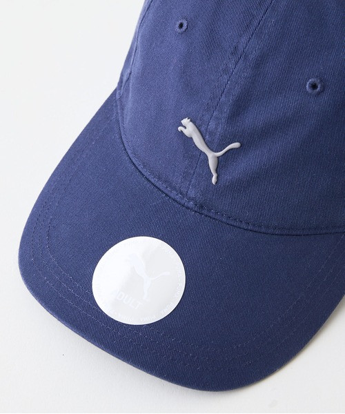 PUMA（プーマ）の「【PUMA/プーマ】ツイルワンポイント刺繍キャップ（キャップ・メンズ・ブラック/ネイビー/ベージュ・FREE）」の4枚目の写真