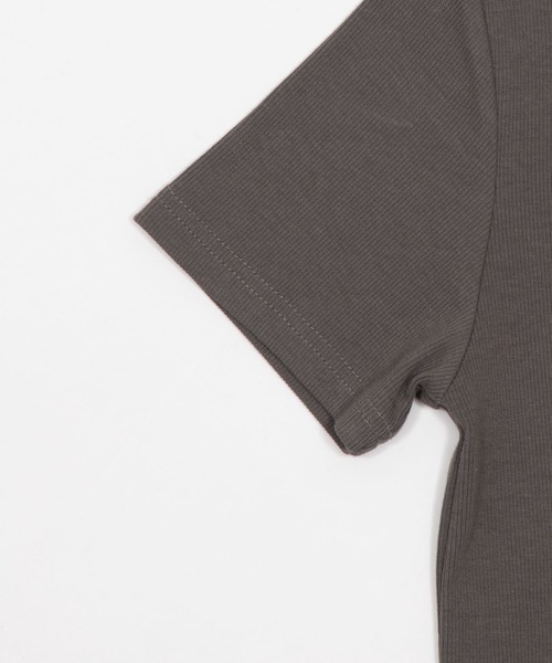 dispark(ディスパーク)の「DISPARK/【26年春夏新作】チェックドッキングZIPトップ(Tシャツ/カットソー・レディース・グレー/ベージュ・FREE)」の16枚目の写真