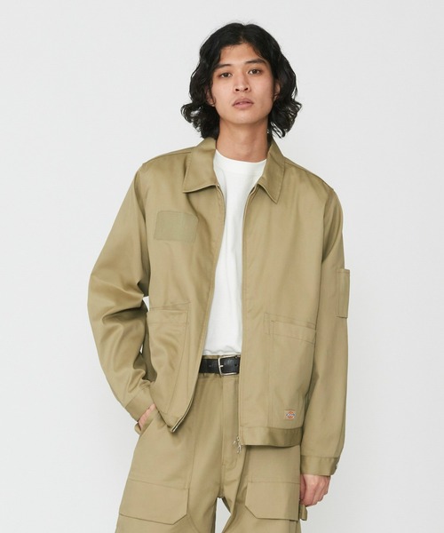Dickies（ディッキーズ）の「Dickies/ディッキーズ G.W.C ワークジャケット（その他アウター・メンズ・ベージュ/ブラック/ヘザーグレー・MEDIUM/LARGE/X-LARGE）」の3枚目の写真