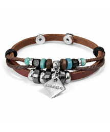 MARK-4（マーク4）の「LAYERED LEATHER (BOCASI)（ブレスレット）」