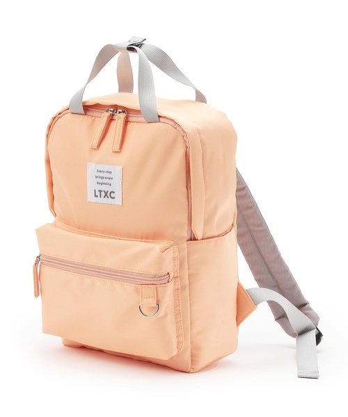 LOVETOXIC(ラブトキシック)の「【LTXC】【容量7L】スクエアナイロンミニリュック(バックパック/リュック・キッズ・ライトブルー/ブラック/オレンジ・F)」の7枚目の写真