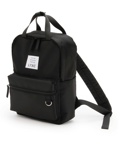LOVETOXIC(ラブトキシック)の「【LTXC】【容量7L】スクエアナイロンミニリュック(バックパック/リュック・キッズ・ライトブルー/ブラック/オレンジ・F)」の8枚目の写真