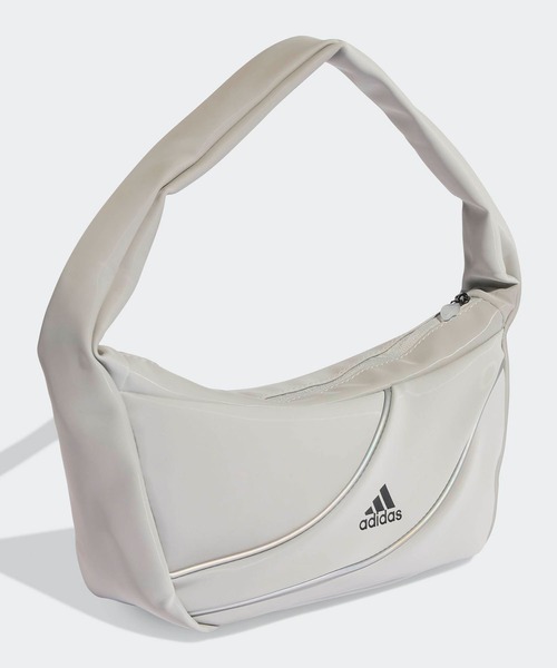 adidas(アディダス)の「adidas/アディダス パイピング 配色 ワンハンドルバッグ ハンドバッグ 秋 秋服 2026年秋冬(ショルダーバッグ・レディース・ブラック/グレー・FREE)」の11枚目の写真