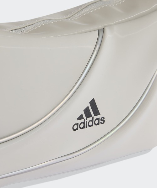 adidas(アディダス)の「adidas/アディダス パイピング 配色 ワンハンドルバッグ ハンドバッグ 秋 秋服 2026年秋冬(ショルダーバッグ・レディース・ブラック/グレー・FREE)」の4枚目の写真
