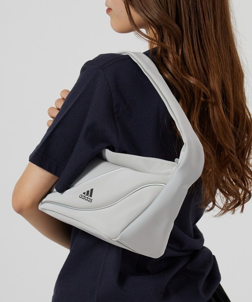 adidas(アディダス)の「adidas/アディダス パイピング 配色 ワンハンドルバッグ ハンドバッグ 秋 秋服 2026年秋冬(ショルダーバッグ・レディース・ブラック/グレー・FREE)」の10枚目の写真