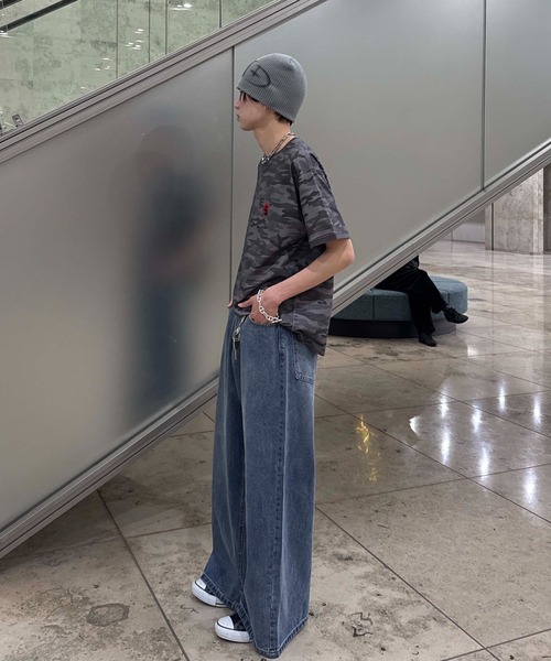 sedacle（セダクル）の「スラブケミカル加工デニム（デニムパンツ・メンズ・ブラック/インディゴブルー・LARGE/MEDIUM/SMALL）」の17枚目の写真