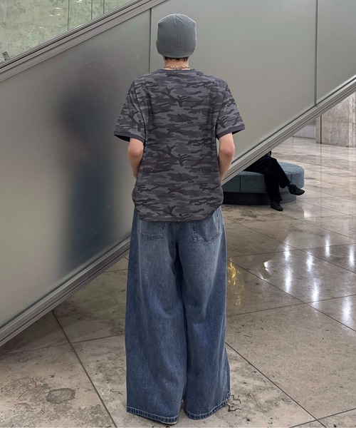 sedacle（セダクル）の「スラブケミカル加工デニム（デニムパンツ・メンズ・ブラック/インディゴブルー・LARGE/MEDIUM/SMALL）」の16枚目の写真