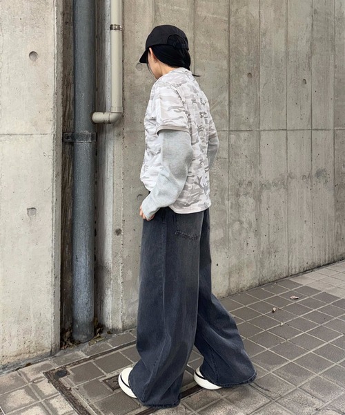 sedacle(セダクル)の「スラブケミカル加工デニム(デニムパンツ・メンズ・ブラック/インディゴブルー・LARGE/MEDIUM/SMALL)」の22枚目の写真