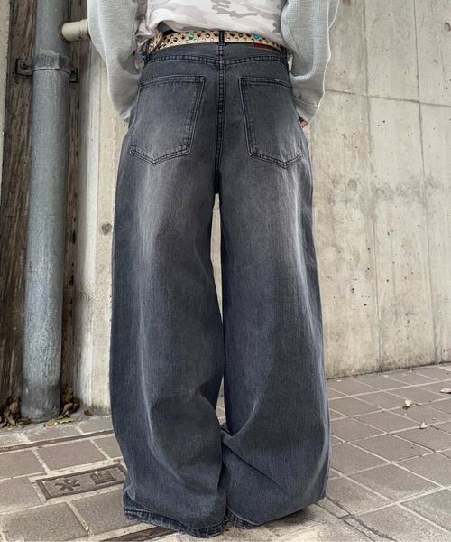 sedacle（セダクル）の「スラブケミカル加工デニム（デニムパンツ・メンズ・ブラック/インディゴブルー・LARGE/MEDIUM/SMALL）」の22枚目の写真