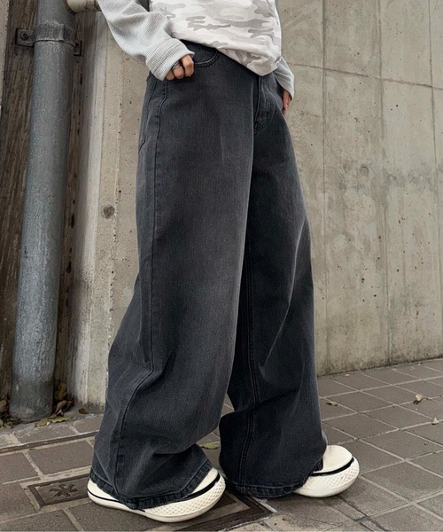 sedacle(セダクル)の「スラブケミカル加工デニム(デニムパンツ・メンズ・ブラック/インディゴブルー・LARGE/MEDIUM/SMALL)」の20枚目の写真