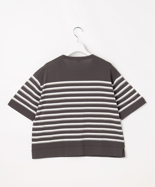 J.PRESS(ジェイプレス)の「【一枚で着映え】COTTON ACETATE DRY ニット Tシャツ(ニット/セーター・レディース・オレンジ系1/ダークブラウン系1/ベージュ系1・T13/T15)」の15枚目の写真
