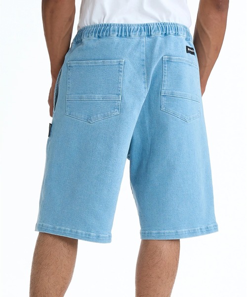 DC SHOES（ディーシーシューズ）の「DC SHOES メンズ 26 WIDE SHORT ショートパンツ 【2026年春夏モデル】/ウエストゴムデニムショーツ（デニムパンツ・メンズ・ライトブルー/ブラック系その他・MEDIUM/LARGE/X-LARGE）」の6枚目の写真