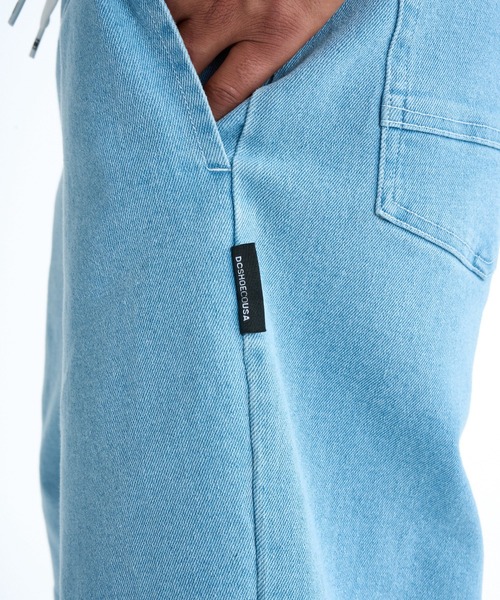 DC SHOES（ディーシーシューズ）の「DC SHOES メンズ 26 WIDE SHORT ショートパンツ 【2026年春夏モデル】/ウエストゴムデニムショーツ（デニムパンツ・メンズ・ライトブルー/ブラック系その他・MEDIUM/LARGE/X-LARGE）」の10枚目の写真