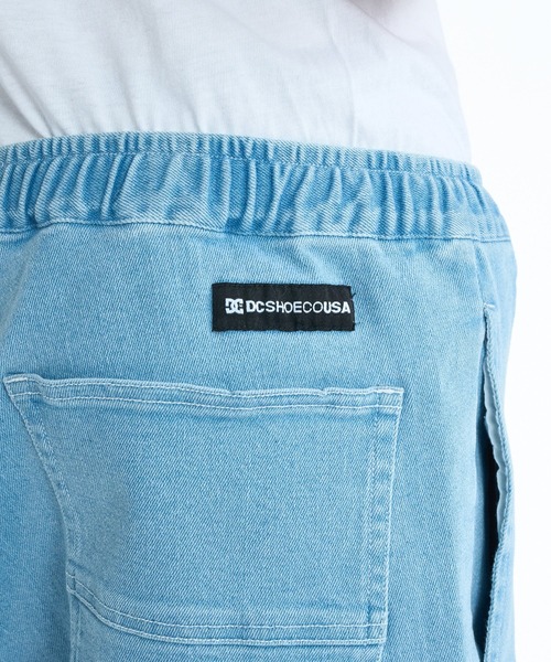 DC SHOES（ディーシーシューズ）の「DC SHOES メンズ 26 WIDE SHORT ショートパンツ 【2026年春夏モデル】/ウエストゴムデニムショーツ（デニムパンツ・メンズ・ライトブルー/ブラック系その他・MEDIUM/LARGE/X-LARGE）」の11枚目の写真